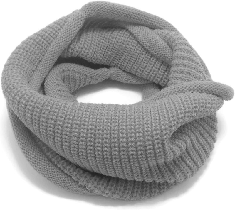 JELLYTREE Store Kids Winter Scarf Fashion Thick Knitted Warm Toddler Infinity Scarf Soft Neck Warmer for Boys Girls - Image 1